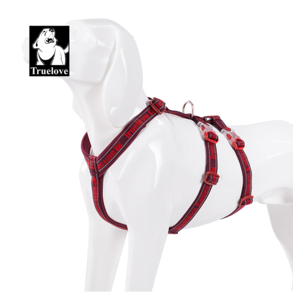 Truelove Doppel H Harness Neopren Polsterung Langlebige Starke Reflektierende Gow in die Dark Aluminium Legierung Fitting Licht Gewicht TLH6571