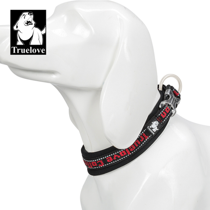 Truelove Pet Kragen Nylon Reflektierende Robust Duraflex Außenlebensrettende schnalle Kleine Katze Große Hund Reisen laufende kreuz land walking TLC50121