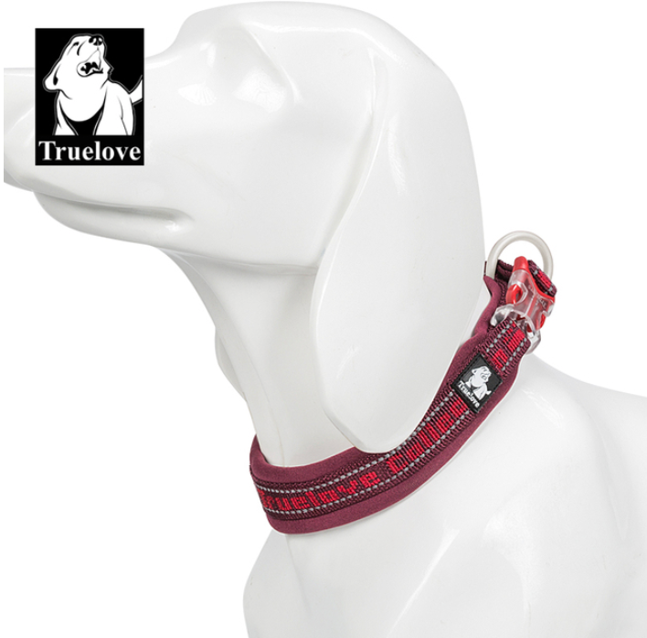 Truelove Pet Kragen Nylon Reflektierende Robust Duraflex Außenlebensrettende schnalle Kleine Katze Große Hund Reisen laufende kreuz land walking TLC50121