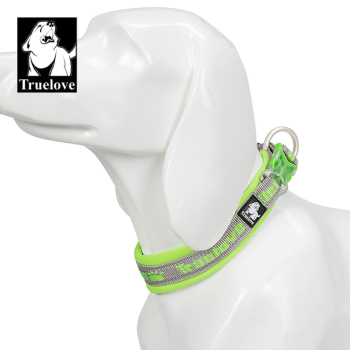 Truelove Pet Kragen Nylon Reflektierende Robust Duraflex Außenlebensrettende schnalle Kleine Katze Große Hund Reisen laufende kreuz land walking TLC50121