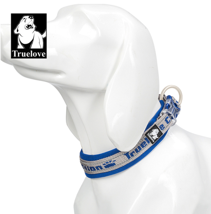 Truelove Pet Kragen Nylon Reflektierende Robust Duraflex Außenlebensrettende schnalle Kleine Katze Große Hund Reisen laufende kreuz land walking TLC50121
