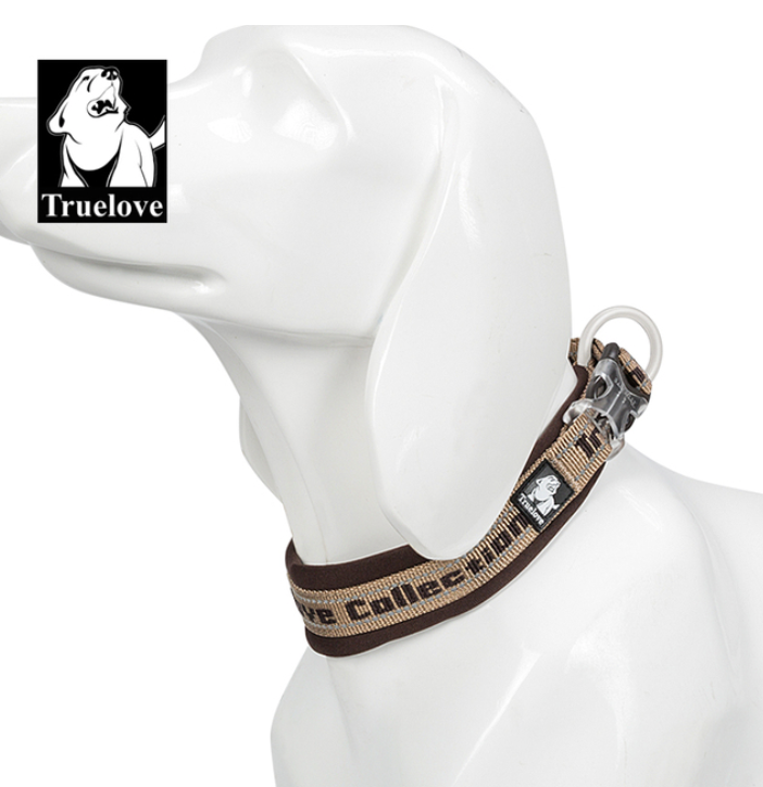 Truelove Pet Kragen Nylon Reflektierende Robust Duraflex Außenlebensrettende schnalle Kleine Katze Große Hund Reisen laufende kreuz land walking TLC50121