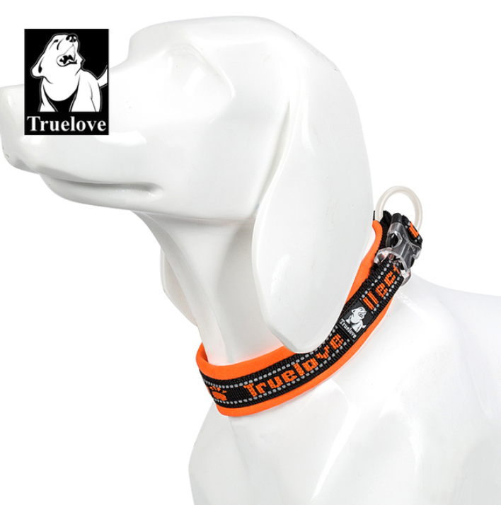 Truelove Pet Kragen Nylon Reflektierende Robust Duraflex Außenlebensrettende schnalle Kleine Katze Große Hund Reisen laufende kreuz land walking TLC50121