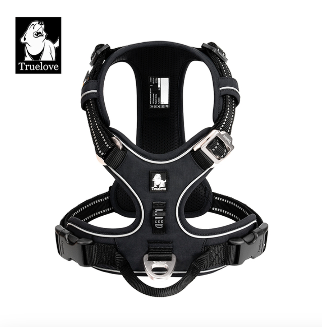 True love Hundegeschirr Nylon reflektieren des Hunde geschirr einstellbar komfortable Steuerung Step-In brillante truelove tlh5654, Hundegeschirr mit 3M Reflexion - Sonderedition