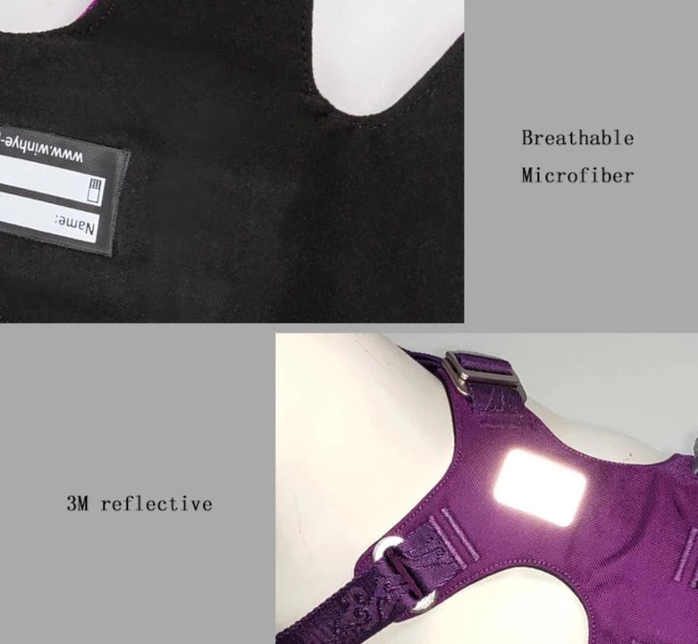 TRUELOVE Pet Nylon Harness Licht-gewicht Doppel-H Form Stickerei 5 Einstellbaren Positionen Mittlere und Große Hund Wasserdicht YH1807