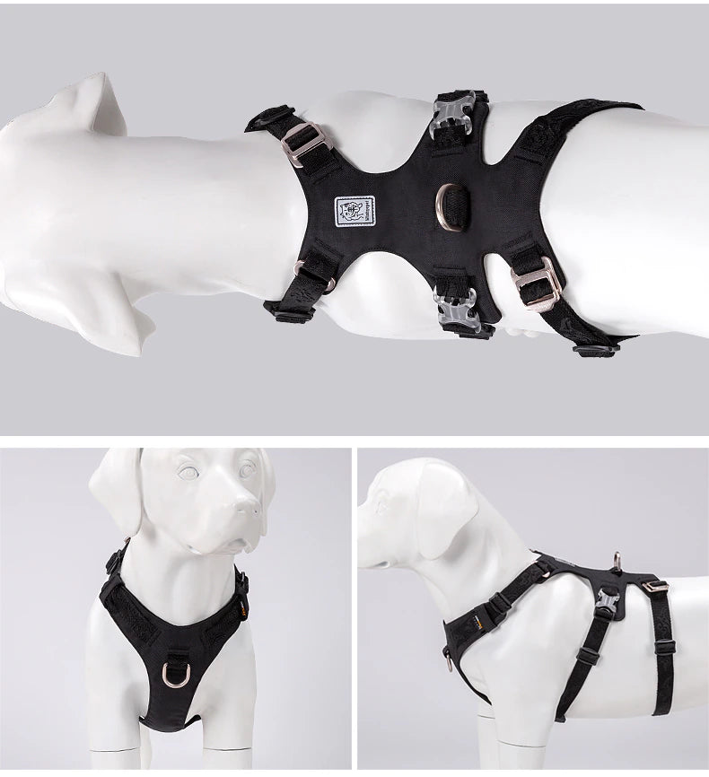 Ultraleichtes Doppel-H-Hundegeschirr Cordura