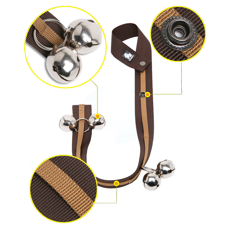 Truelove Pet Ausbildung Türklingel Premium Qualität Einstellbare Trainings Welpen Töpfchen Einfache Möglichkeit Alle Tür Griffe Fit Alle Rasse TLT2871