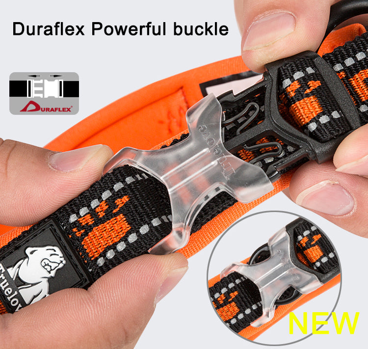 Truelove Pet Kragen Nylon Reflektierende Robust Duraflex Außenlebensrettende schnalle Kleine Katze Große Hund Reisen laufende kreuz land walking TLC50121
