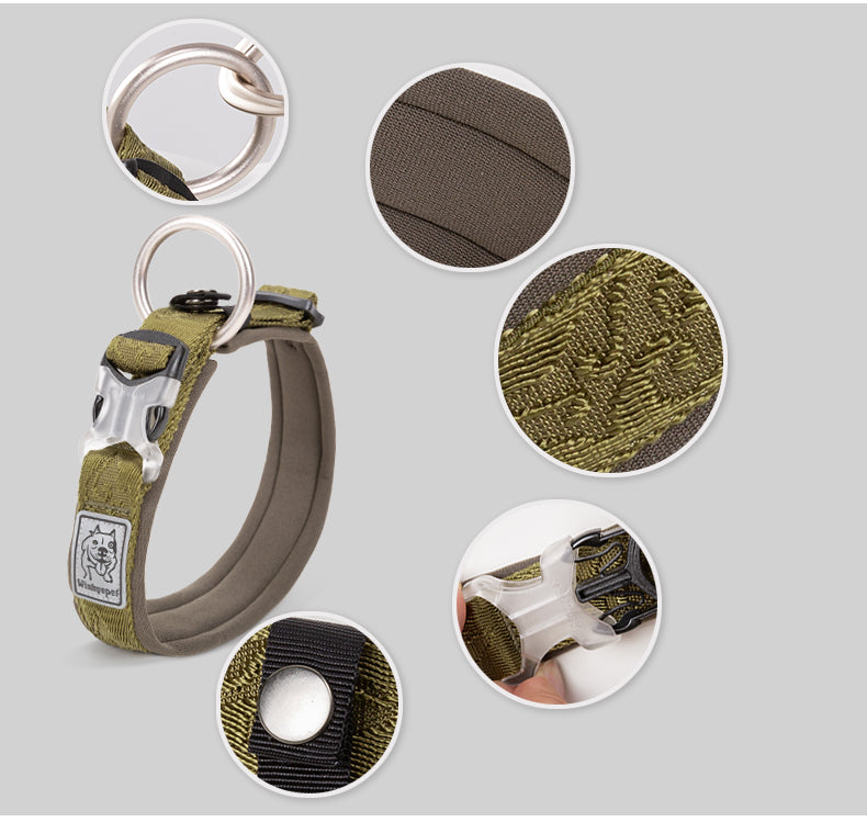 TRUELOVE Verstellbare, Gepolsterte Haustier Hund CollarComfort und Belüftung Pull-beständig Explosion proof Personalisierte Druck YC1853