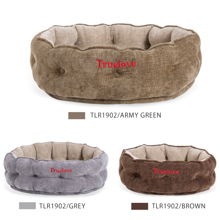Truelove Pet Sofa Bed Foam Sofa with Removable Washable Cover Waterproof Lining and Nonskid Bottom Couch Dog Bed Cat Bed TLR1902