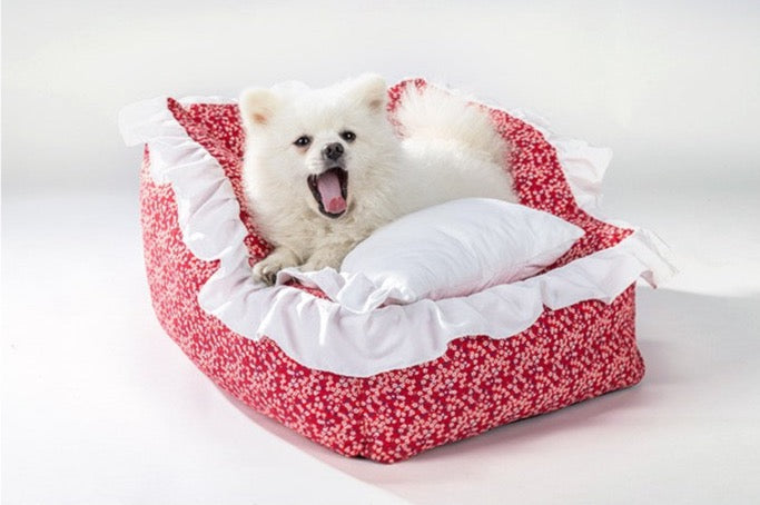 Truelove heißer Verkauf Haushalt Haustier Bett bequeme rutsch feste haltbare Hunde katze verwenden wasch bare atmungsaktive Haustier Pad Flora Design tlr2101
