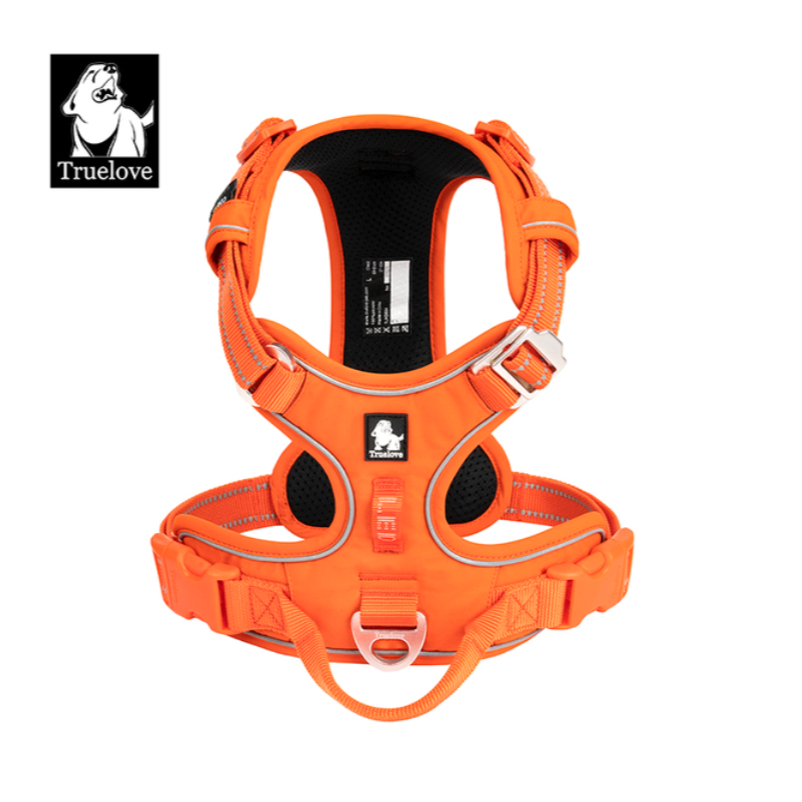 True love Hundegeschirr Nylon reflektieren des Hunde geschirr einstellbar komfortable Steuerung Step-In brillante truelove tlh5654, Hundegeschirr mit 3M Reflexion - Sonderedition