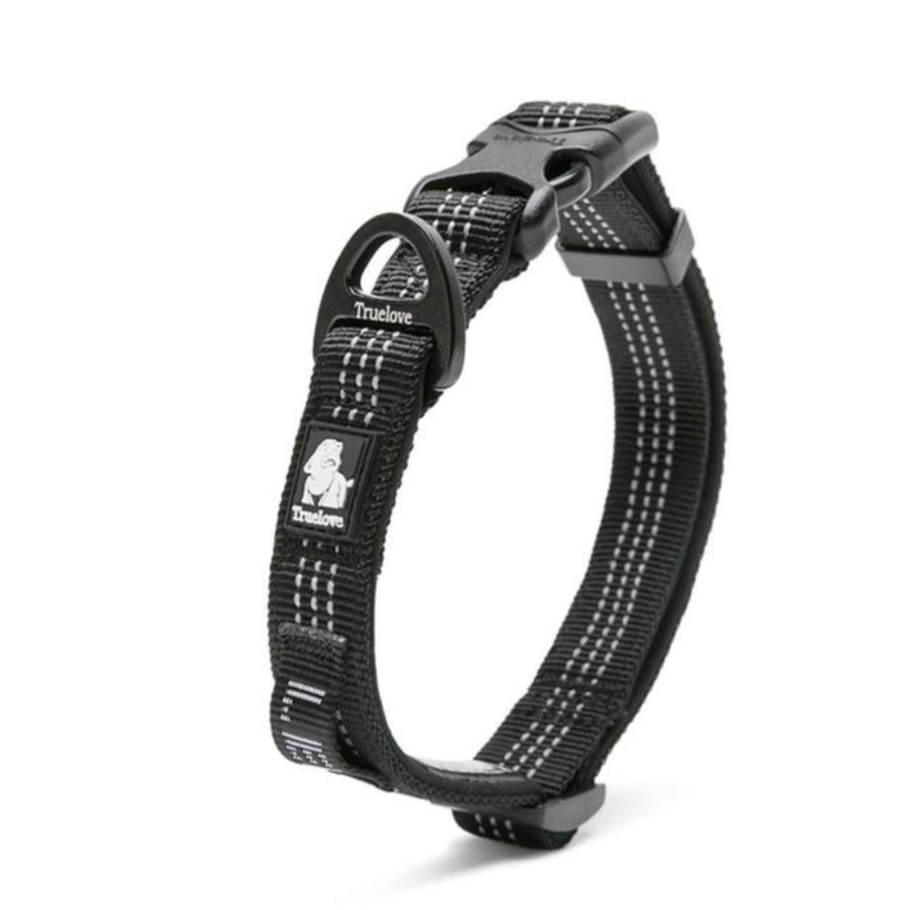 Truelove Hund Halsbänder Set 3M Reflektierende Kragen für Small Medium Large Hunde Welpen Einstellbare Gepolsterte Weiche Nylon Comfy Neck TLC5271