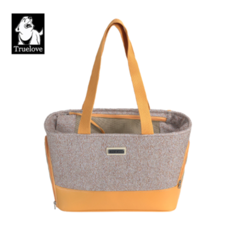 Truelove Haustier Rückhalt Tasche Reisetaschen Hand tragen Wolle Stoff Kam Reiß verschluss Mode Haustier Tragetaschen für Katze Hund U-Bahn tlx5171