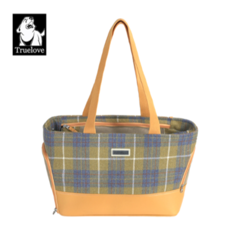 Truelove Haustier Rückhalt Tasche Reisetaschen Hand tragen Wolle Stoff Kam Reiß verschluss Mode Haustier Tragetaschen für Katze Hund U-Bahn tlx5171