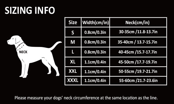 Truelove Pet P-Kette Nylon Hund Kragen Edelstahl Kette Pull-beständig Reflektierende Dekorative Explosion-proof Walking TLC5373