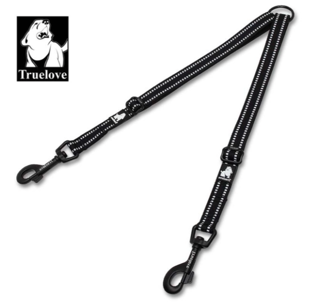 Truelove Reflektierende Nylon Doppel Hund Leine Für Zwei Hunde Koppler Keine Verwicklung Pet Leine Für Alle rasse Training Laufen Dropshipping