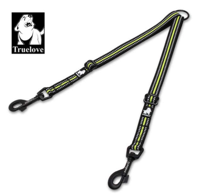 Truelove Reflektierende Nylon Doppel Hund Leine Für Zwei Hunde Koppler Keine Verwicklung Pet Leine Für Alle rasse Training Laufen Dropshipping