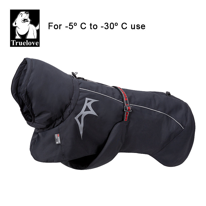 Truelove Wärmer Hund Winter Mantel Haustier Jacke Mode Hund Kleidung Wasserdicht Winddicht Reflektierende Outdoor-Hund Mantel TLG2372