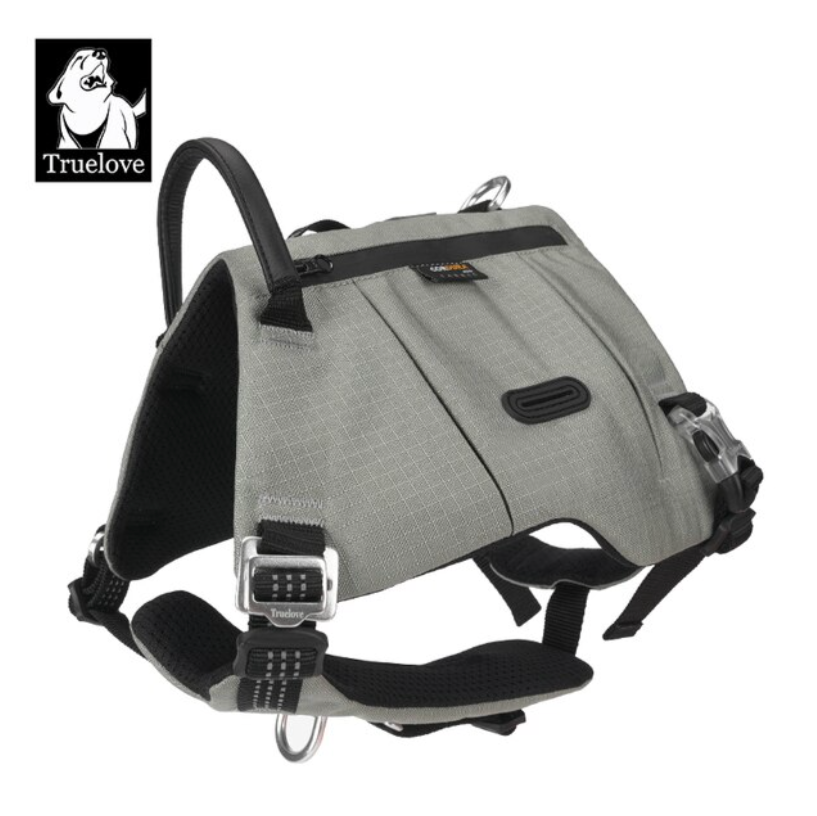 Truelove Hunde rucksack Haustier geschirr Hersteller verstellbarer taktischer Griff Ganzkörper-Hunde weste für Wander training im Freien tlb2251