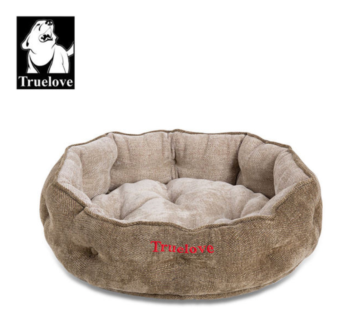 Truelove Pet Sofa Bed Foam Sofa with Removable Washable Cover Waterproof Lining and Nonskid Bottom Couch Dog Bed Cat Bed TLR1902