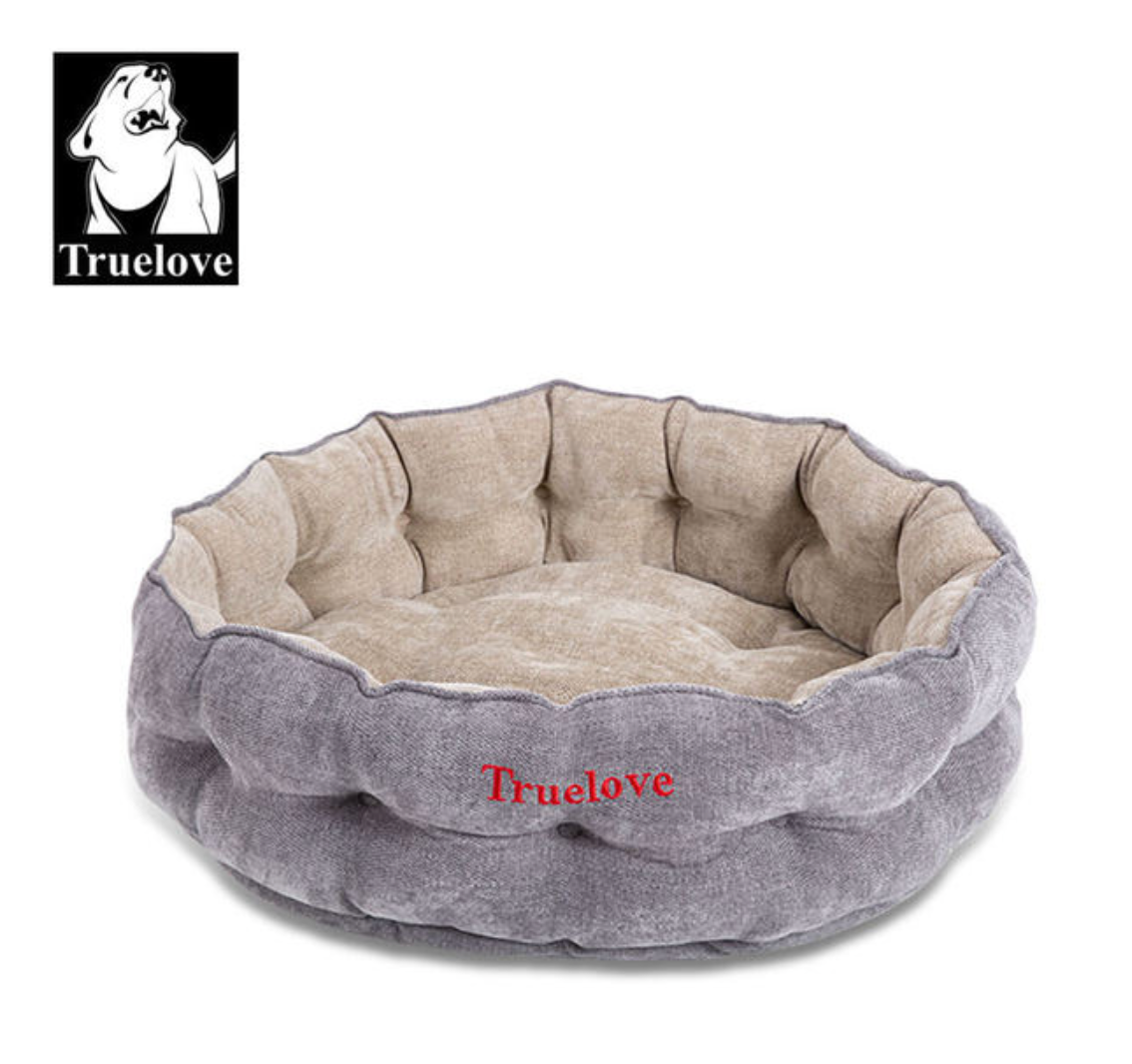Truelove Pet Sofa Bed Foam Sofa with Removable Washable Cover Waterproof Lining and Nonskid Bottom Couch Dog Bed Cat Bed TLR1902