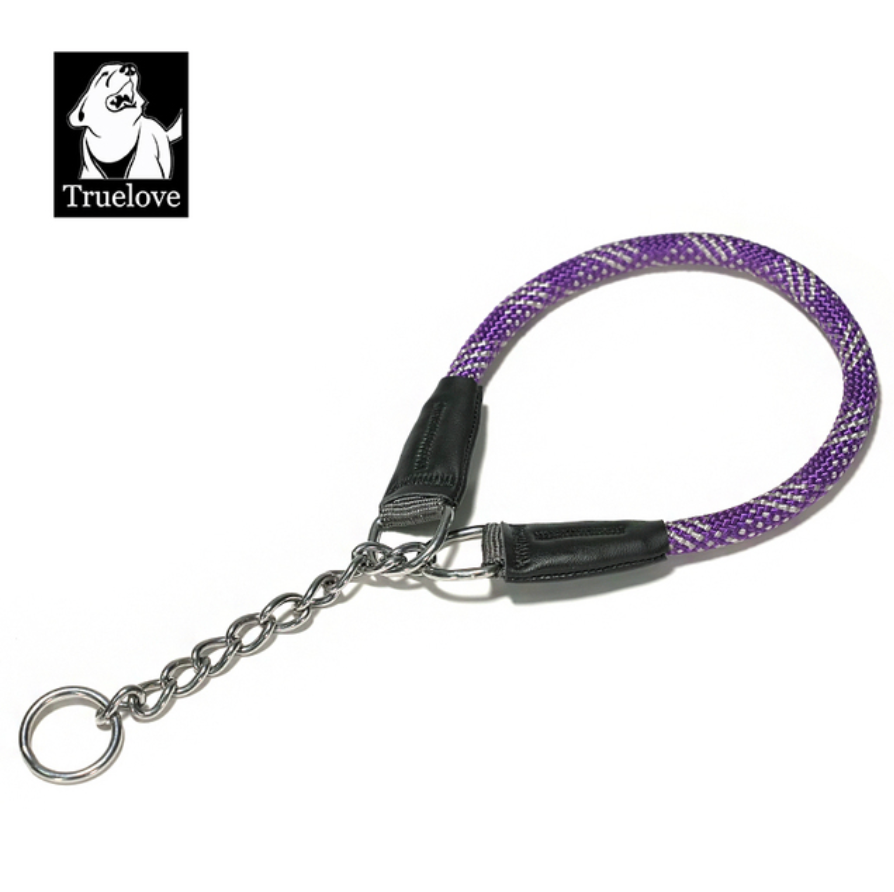 Reflektierendes Hundehalsband mit Kettenzugstop V2.0