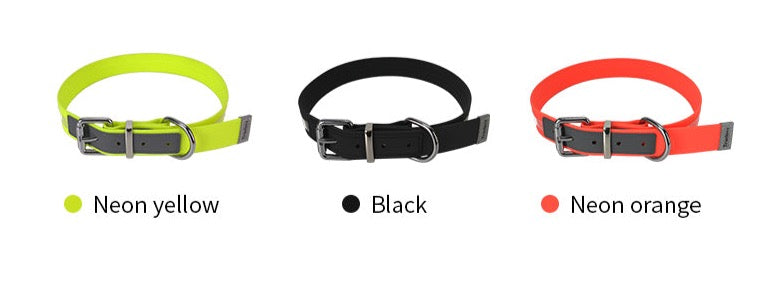 Truelove Haustier halsband wasserdicht geruchs neutral langlebig verstellbar PVC Polyester weich reflektierende Stoffst reifen grundlegende Hunde halsband tlc5521