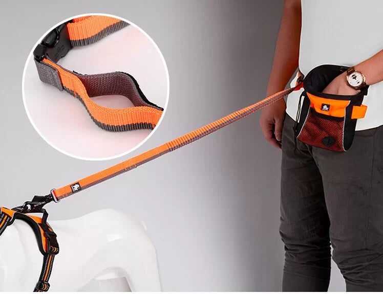 Truelove Hund Laufende Bungee Leine hand Waistworn Einstellbare Nylon Elastische Versenkbare Hund Führt für Lauf Jogging Walking