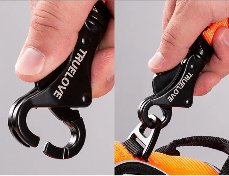 Truelove Hund Laufende Bungee Leine hand Waistworn Einstellbare Nylon Elastische Versenkbare Hund Führt für Lauf Jogging Walking