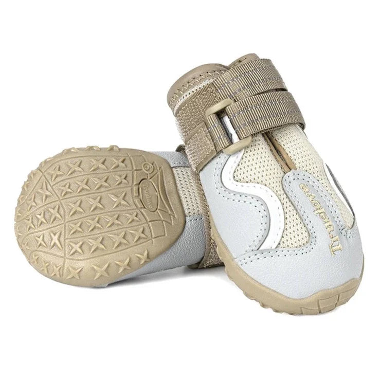 Truelove atmungsaktive Hundes chuhe mit TPR-Sohle flexible schütz bare weiche Laufsohle klassische Outdoor-Hundes tiefel alle Rasse 4 Stück tls3962