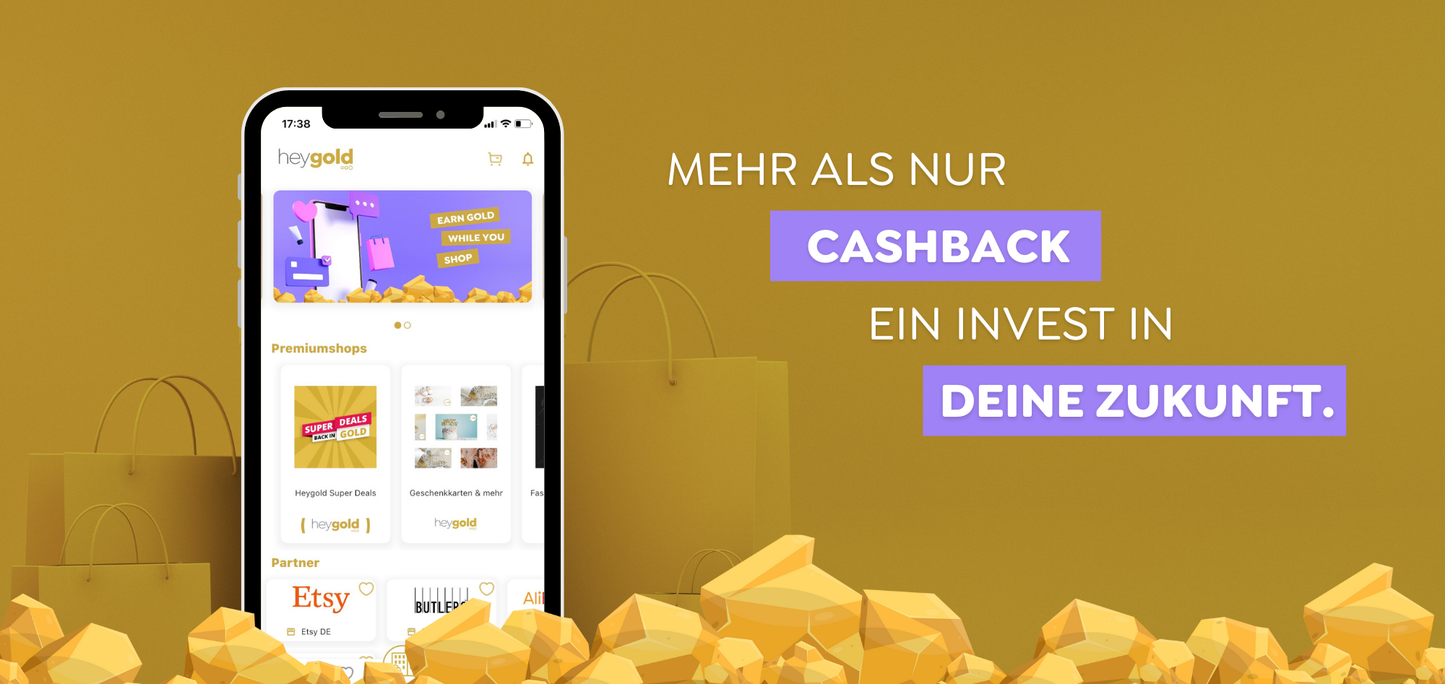 Dein Geschenk: 300 Goldnuggets von heygold