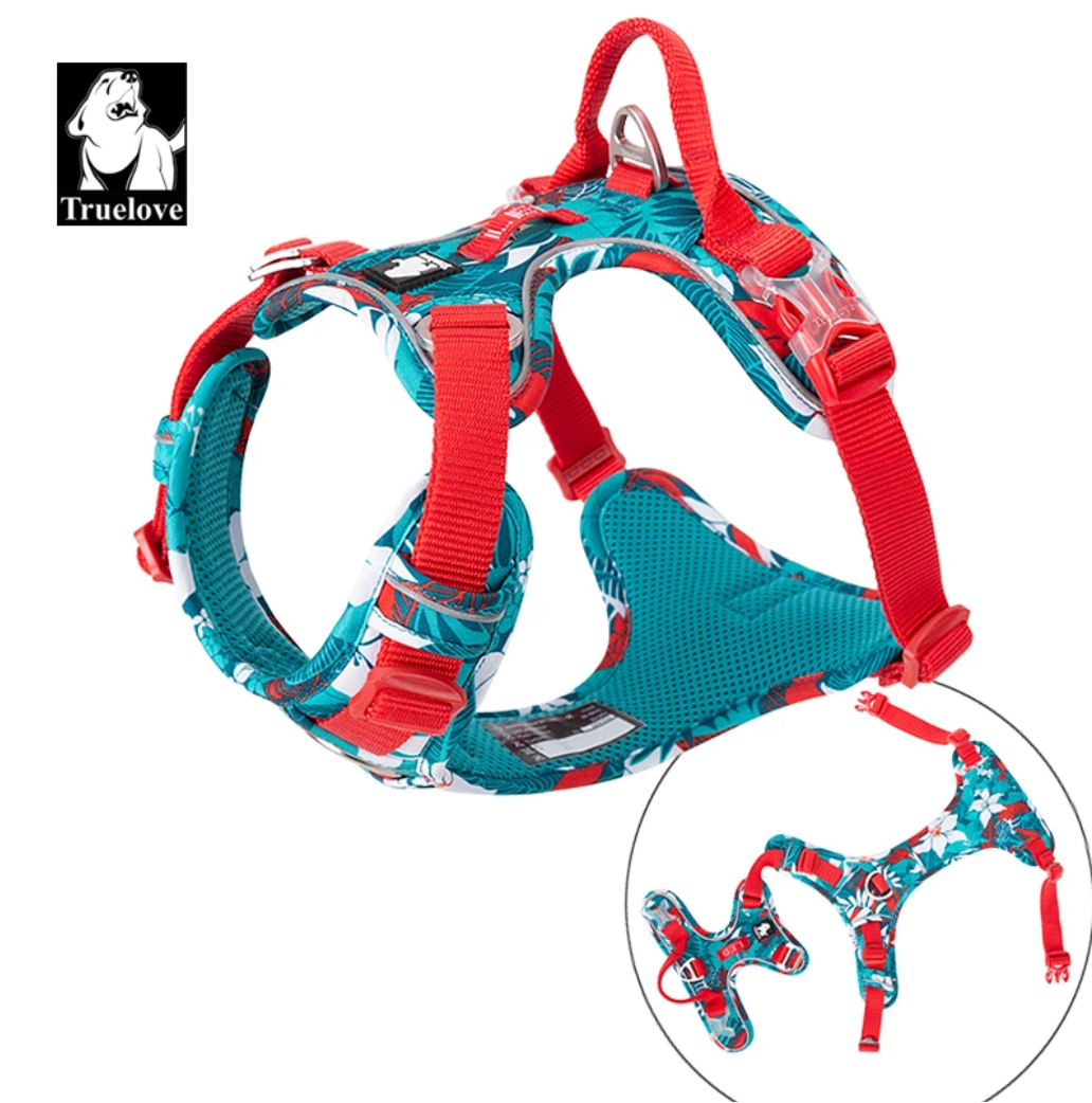 Reflektierendes Hundegeschirr "Camouflage Purple" Limited Edition