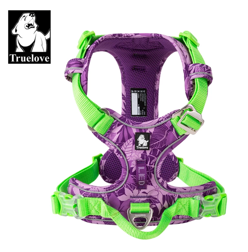 Reflektierendes Hundegeschirr "Camouflage Purple" Limited Edition