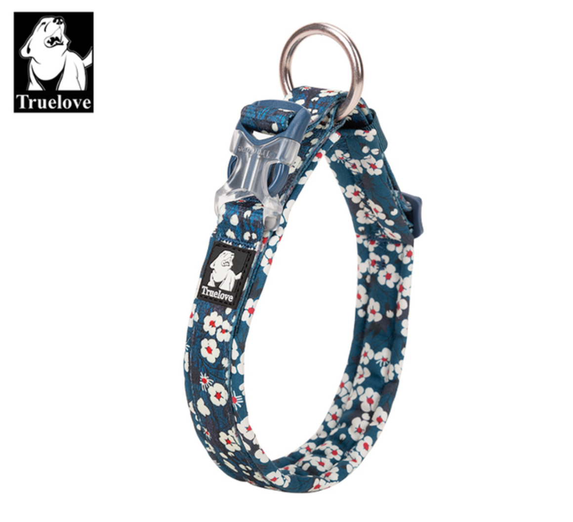 Hundehalsband Flower Spring "NAVY BLAZER" Limited Edition