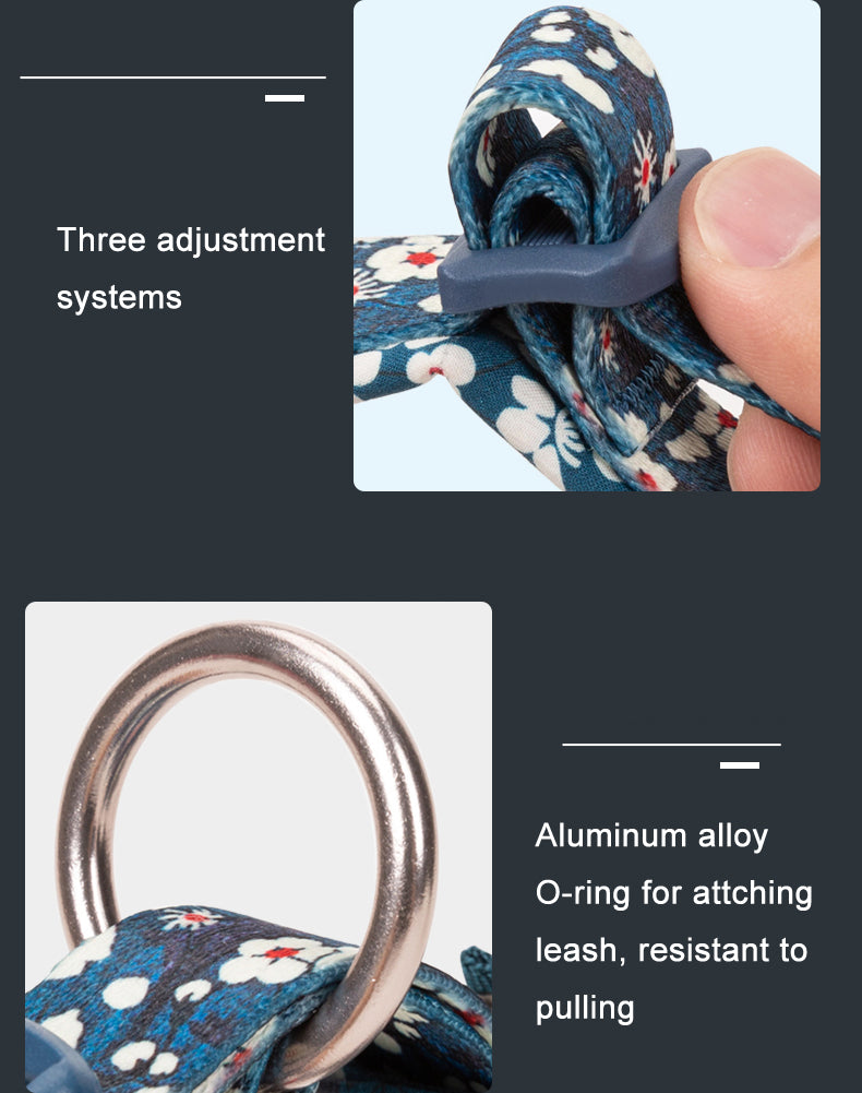 Hundehalsband Flower Spring "NAVY BLAZER" Limited Edition