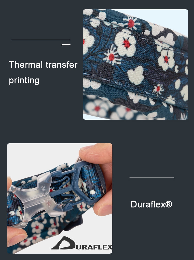 Hundehalsband Flower Spring "NAVY BLAZER" Limited Edition