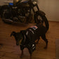 Wasserdichte Hundejacke mit Kapuze „Space Edition“, Dobermann, schwarz 