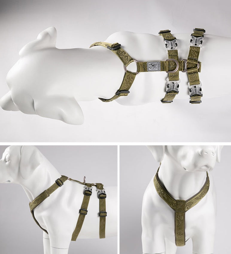 TRUELOVE Pet Harness Doppel-H Nylon Personalisierte Hund Harness KEINE PULL Reflektierende Atmungsaktive Einstellbare YH1803
