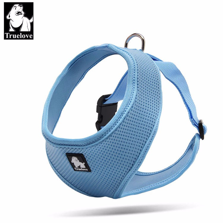 Truelove Welpen Katze Haustier Hund Harness Atmungsaktive Mesh Nylon Hund Harness Strap Weiche Weste Kragen Für Kleine Medium Hund 8 farbe