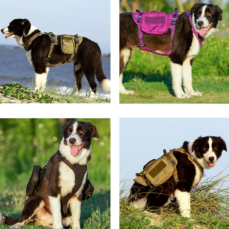 TRUELOVE Hohe Leistung Taktische Ausbildung Military Rucksack Service Hund Harness mit Dupont Cordura Wasserdichte Stoff YH1805