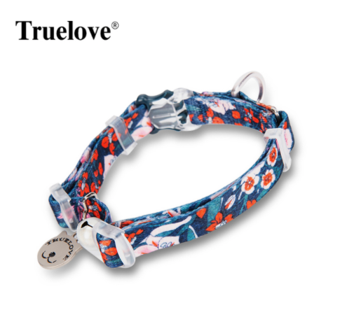 Truelove Pet Floral Kragen mit Glocke Welpen Kätzchen Typenschild Halskette Katze und Hund Pet Liefert Britischen Kurzhaar ChihuahuaTLC5312