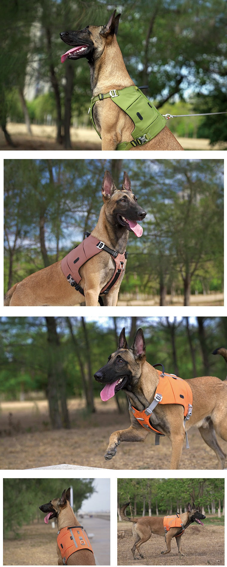 Truelove Hunde rucksack Haustier geschirr Hersteller verstellbarer taktischer Griff Ganzkörper-Hunde weste für Wander training im Freien tlb2251