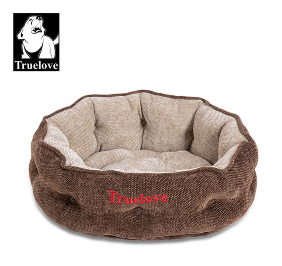 Truelove Pet Sofa Bed Foam Sofa with Removable Washable Cover Waterproof Lining and Nonskid Bottom Couch Dog Bed Cat Bed TLR1902