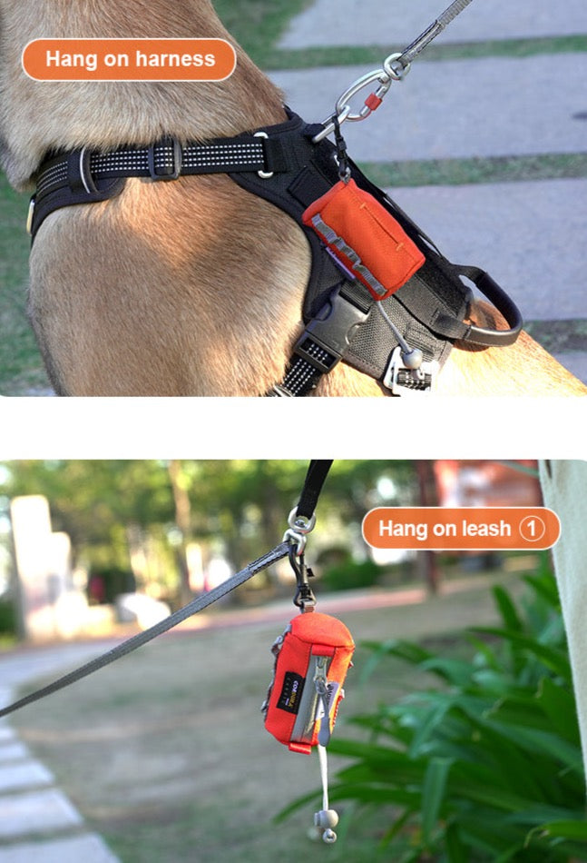 Truelove pet dog verstellbarer kleiner Beutelsp ender Hundekot beutel halter mit Karabiner geeignet für alle Hunde leinen walk tlb2012