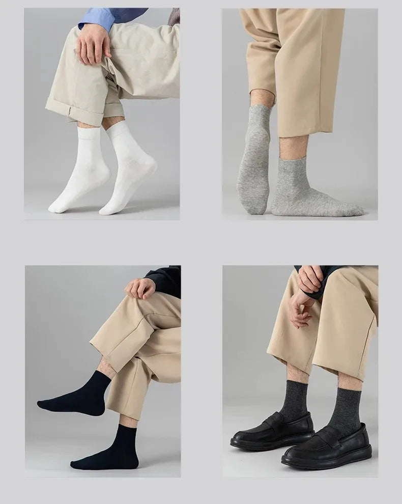 Komfortable Unisex-Socken ohne Box in klassischem Design, Materialmix für perfekte Passform und Halt