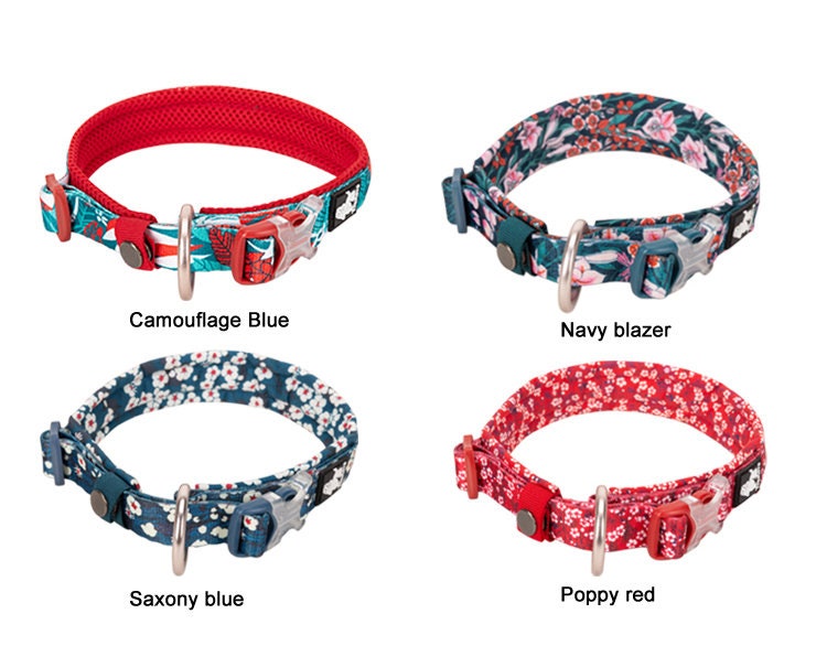 Hundehalsband Flower Spring "POPPY RED" Limited Edition